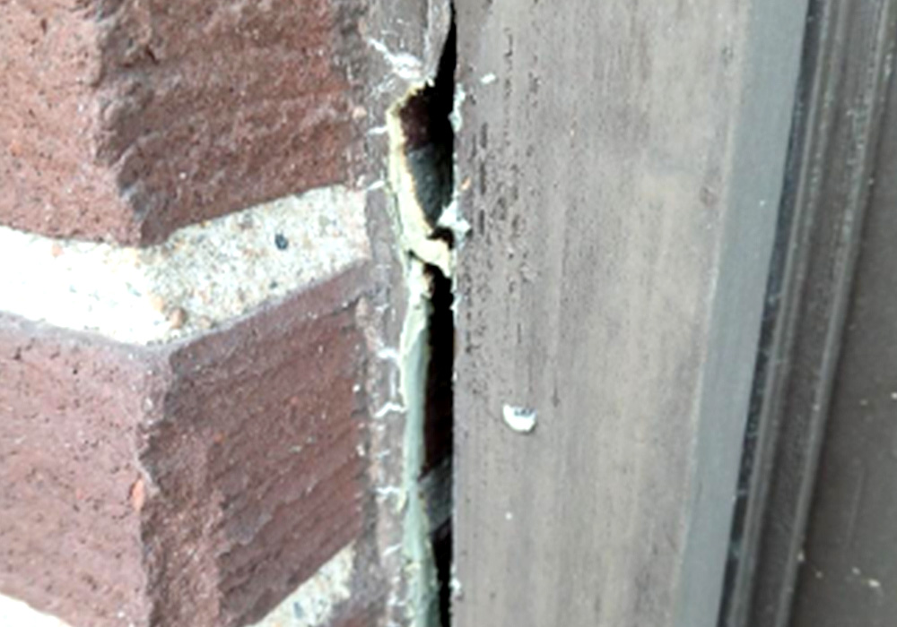 Dichtfuge am Fenster